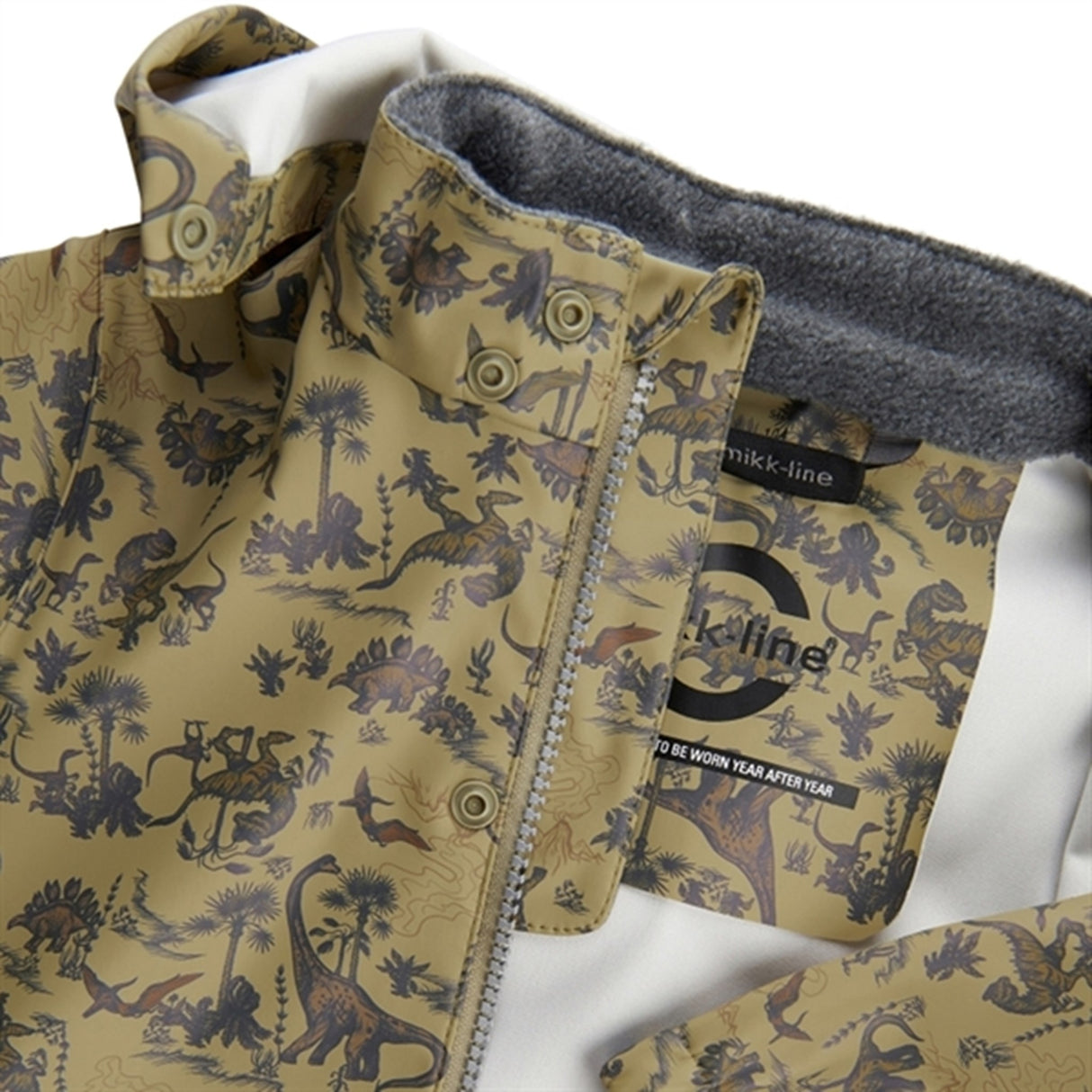 Mikk-Line Rainset AOP Olive Gray