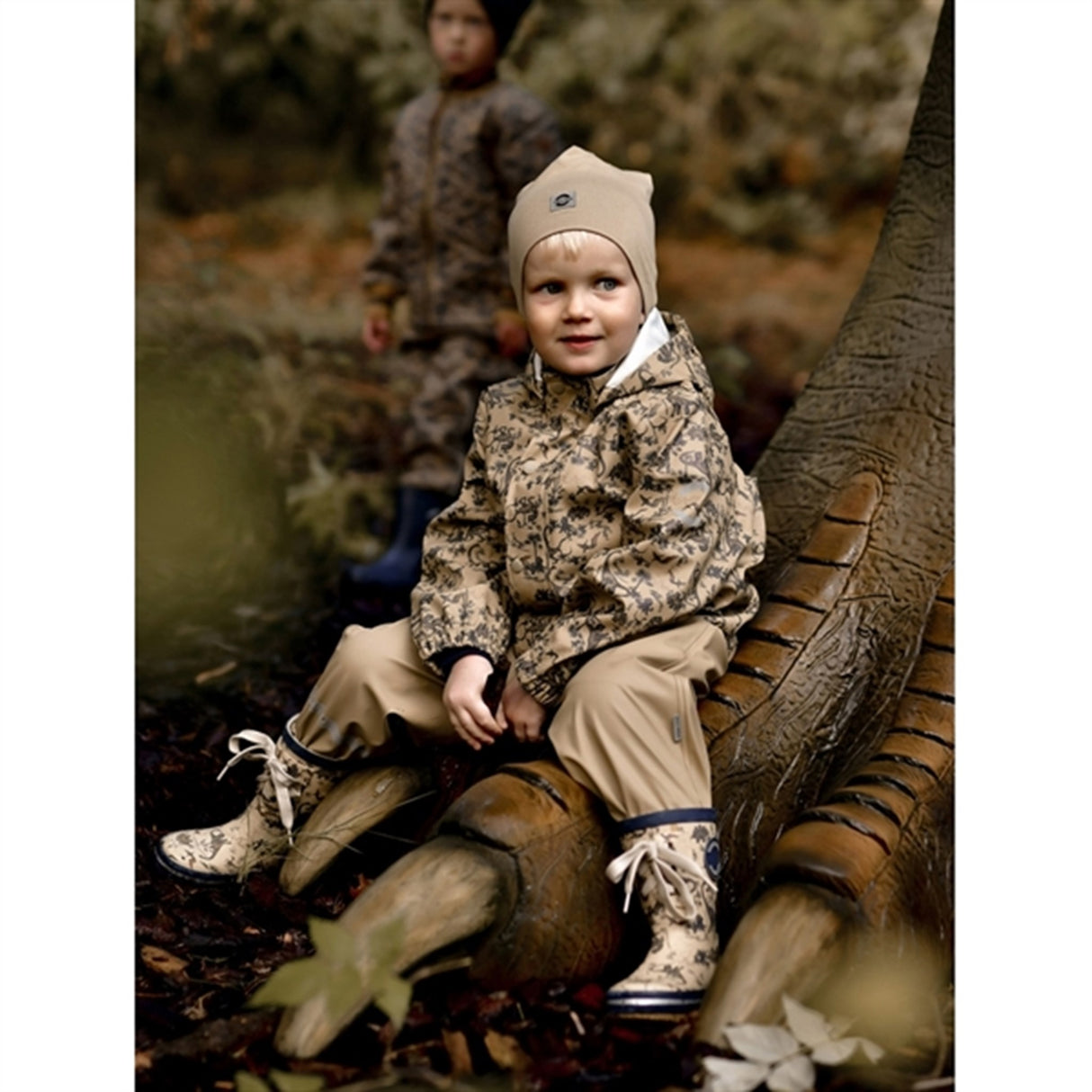 Mikk-Line Rainset AOP Olive Gray