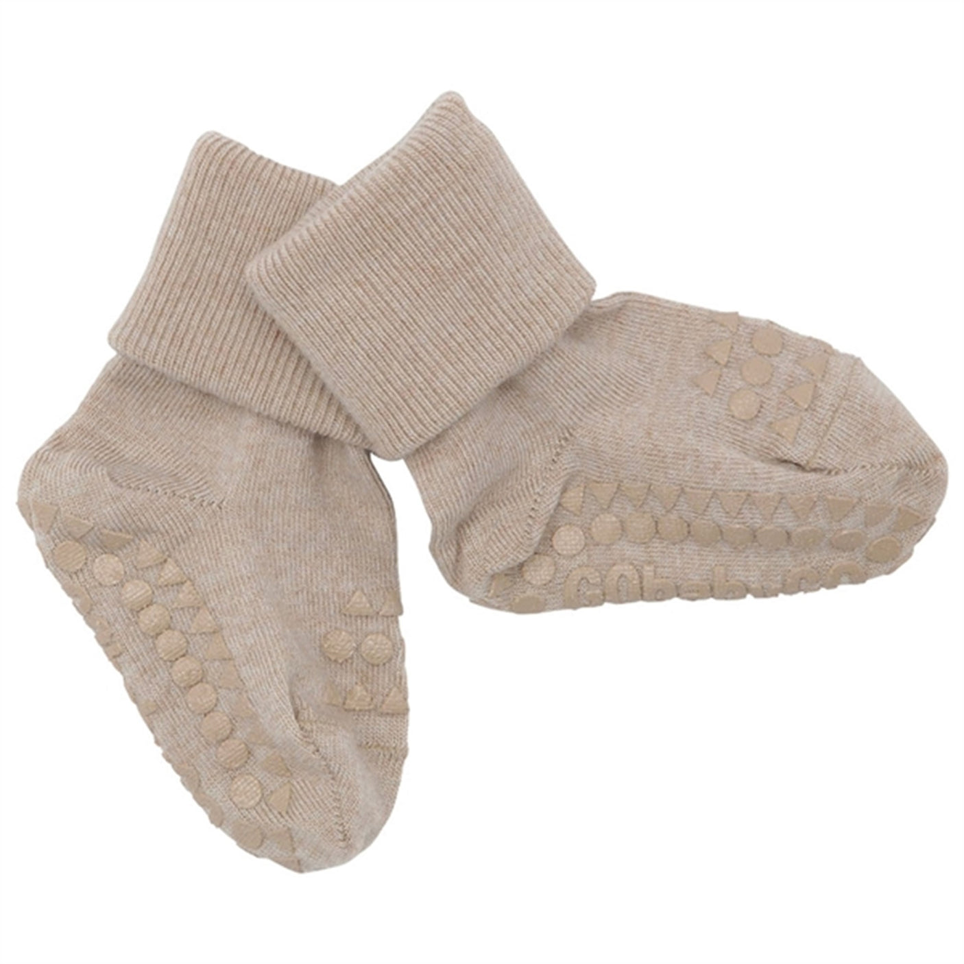 GObabyGO Non-slip Socks Wool Sand