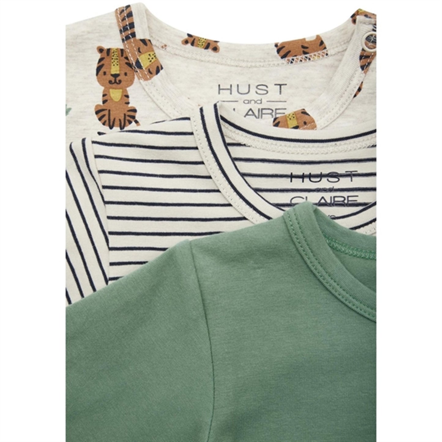 Hust & Claire Baby French Oak Bertram Bodystocking 3-Pack