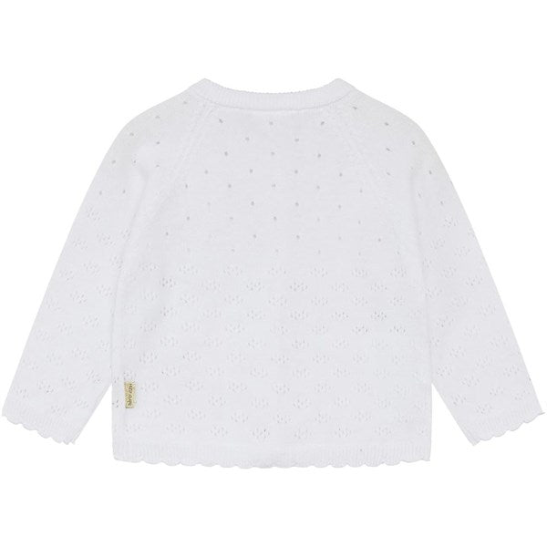 Hust & Claire Baby White Cillja Cardigan