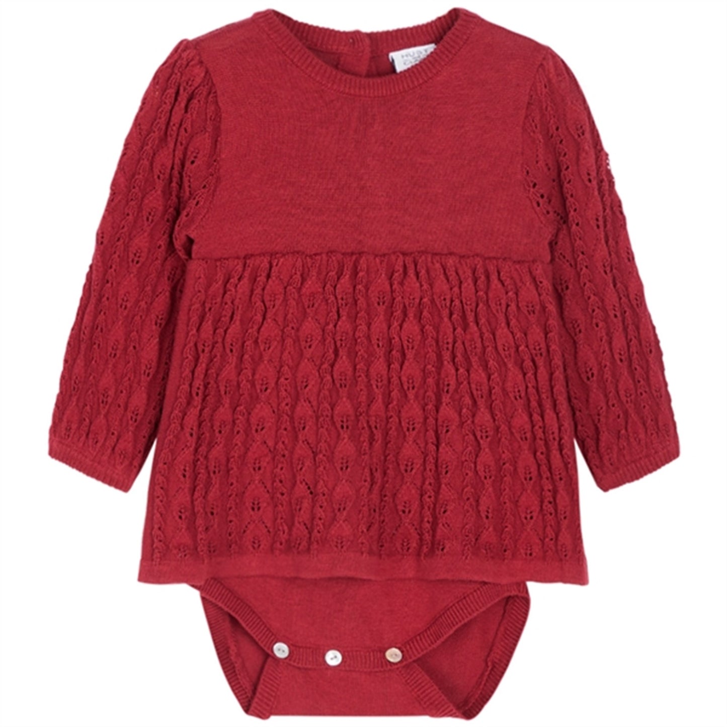 Hust & Claire Baby Teaberry Mallie Romper