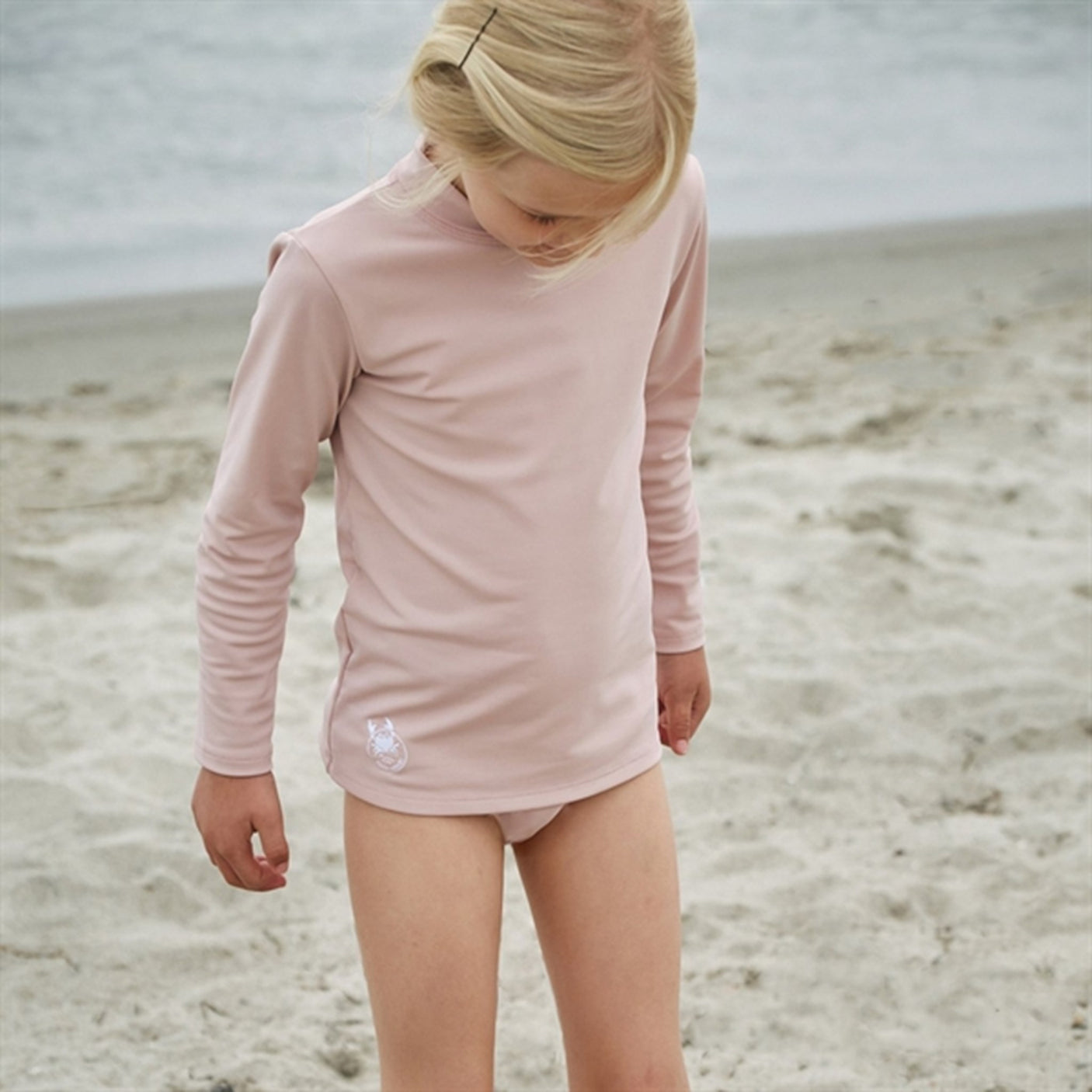 Petit Crabe Rose Nude Sydney Swim Shirt