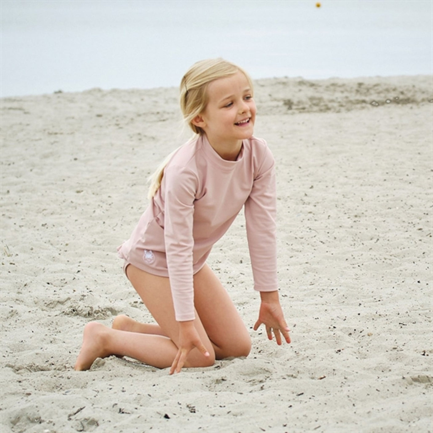 Petit Crabe Rose Nude Sydney Swim Shirt