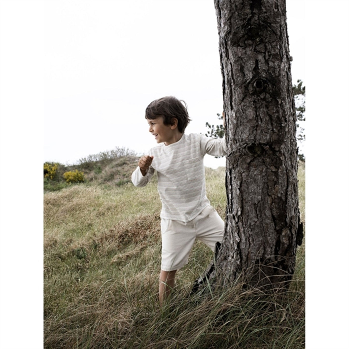 Serendipity Rainbow Stripe Jersey Blouse