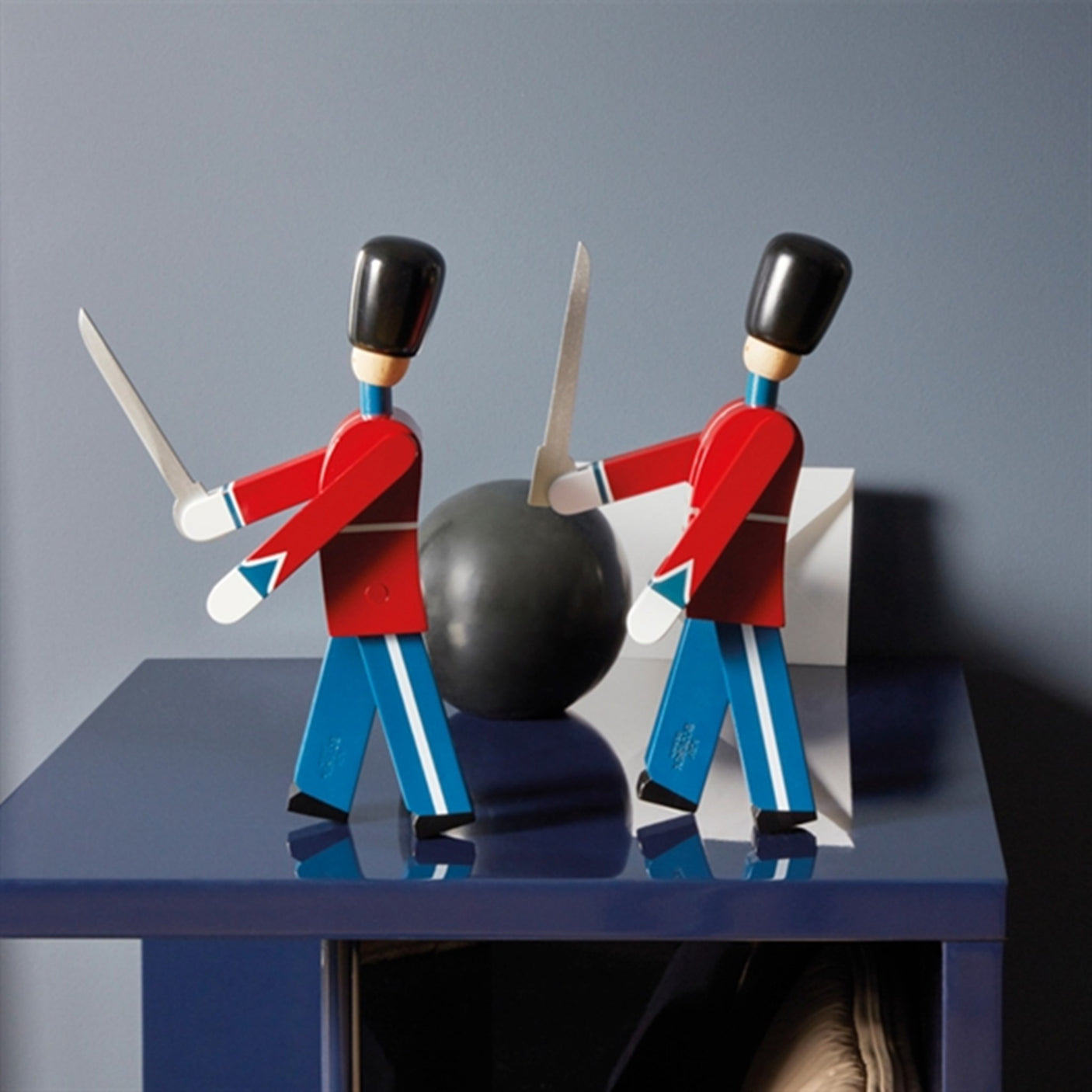 Kay Bojesen Officer Small Red/Blue/White