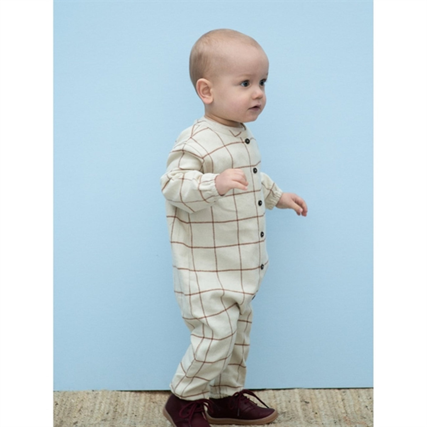 Serendipity Chocolatechecks Baby Brushed Suit