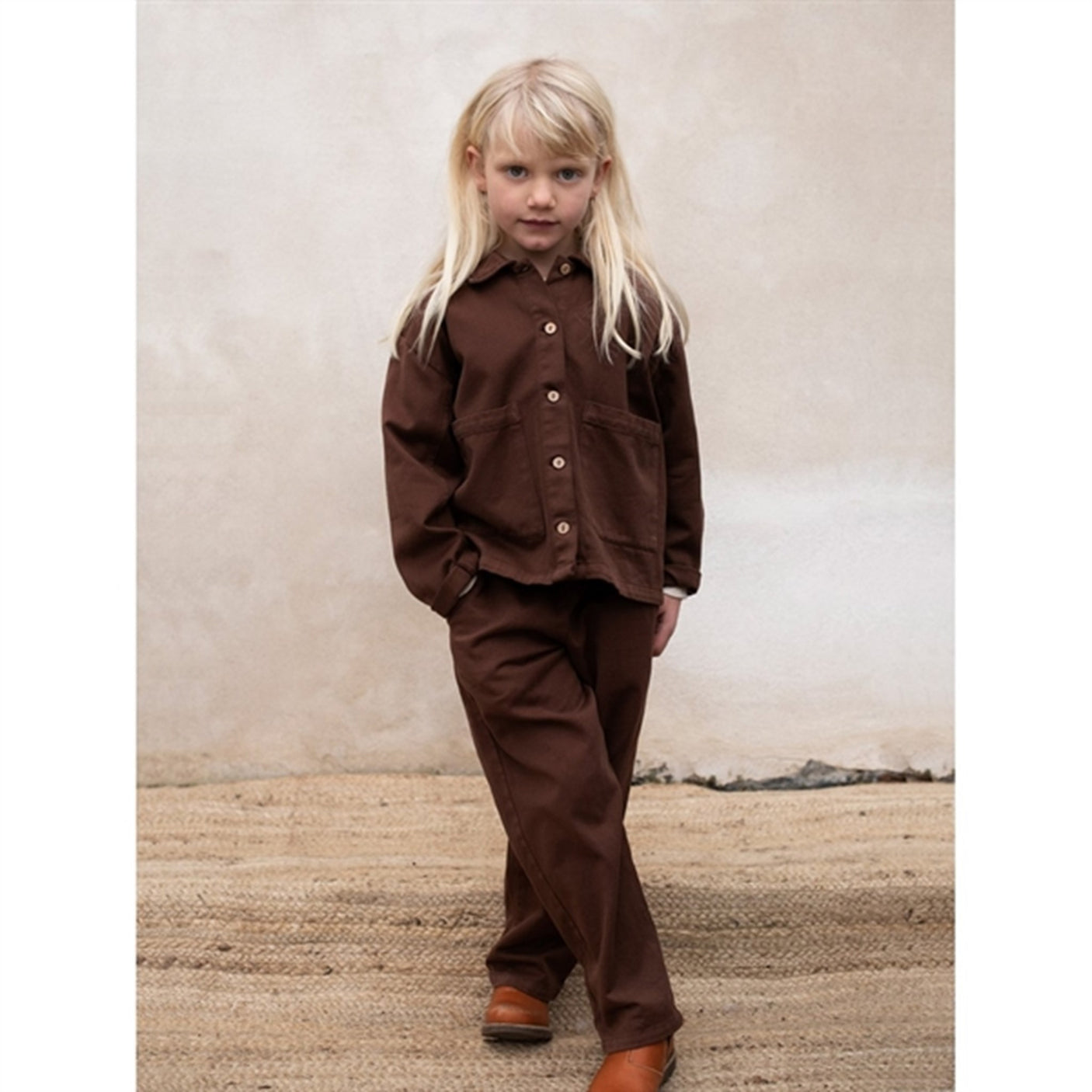 Serendipity Chocolate Casual Shirt Jacket