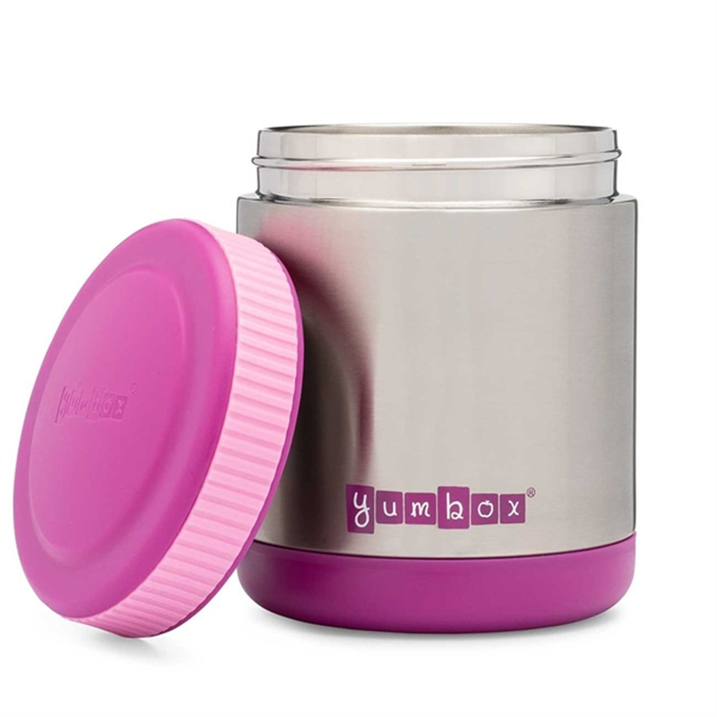 Yumbox Thermal Food Jar For Hot Lunch Zuppa With Spoon And Band Purple