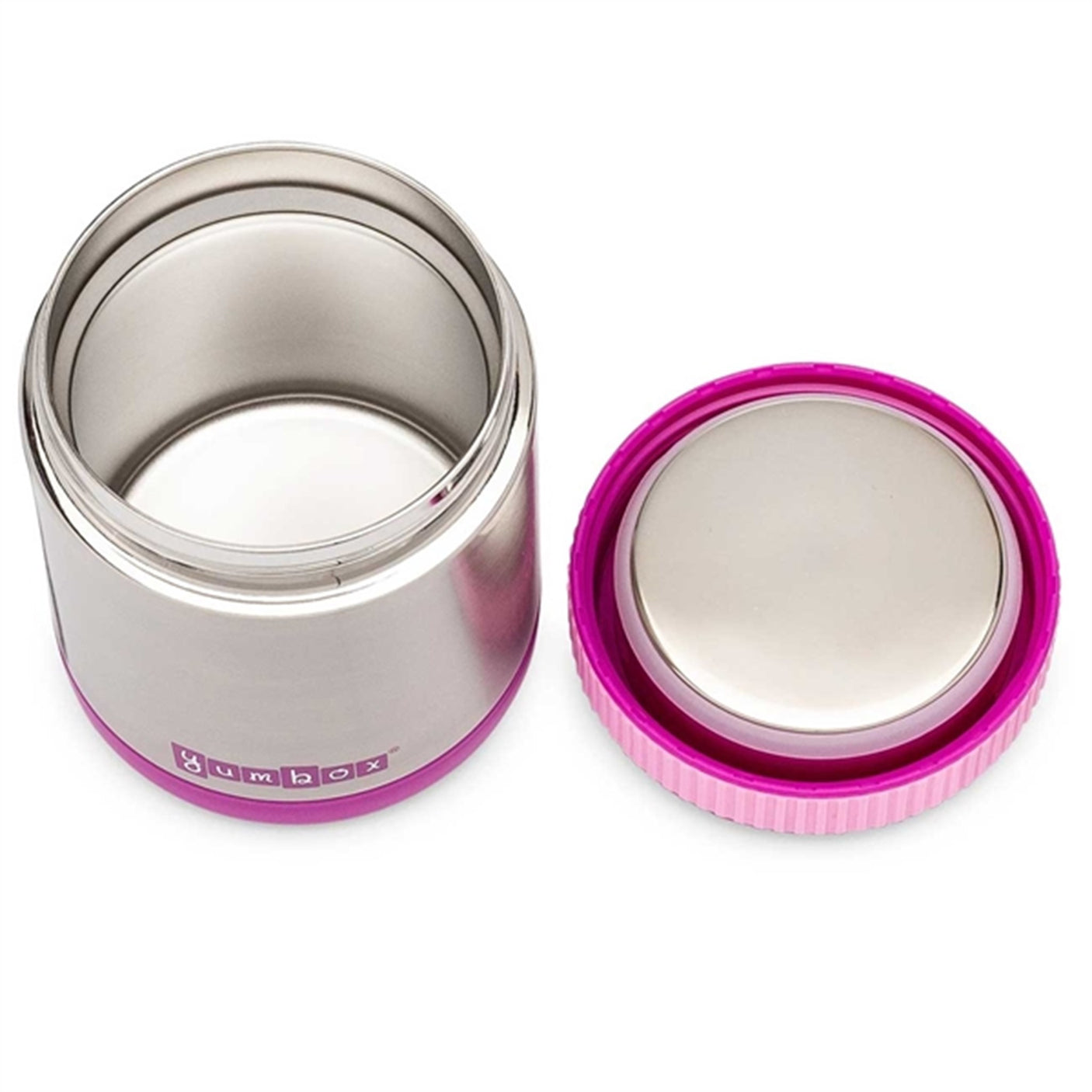 Yumbox Thermal Food Jar For Hot Lunch Zuppa With Spoon And Band Purple