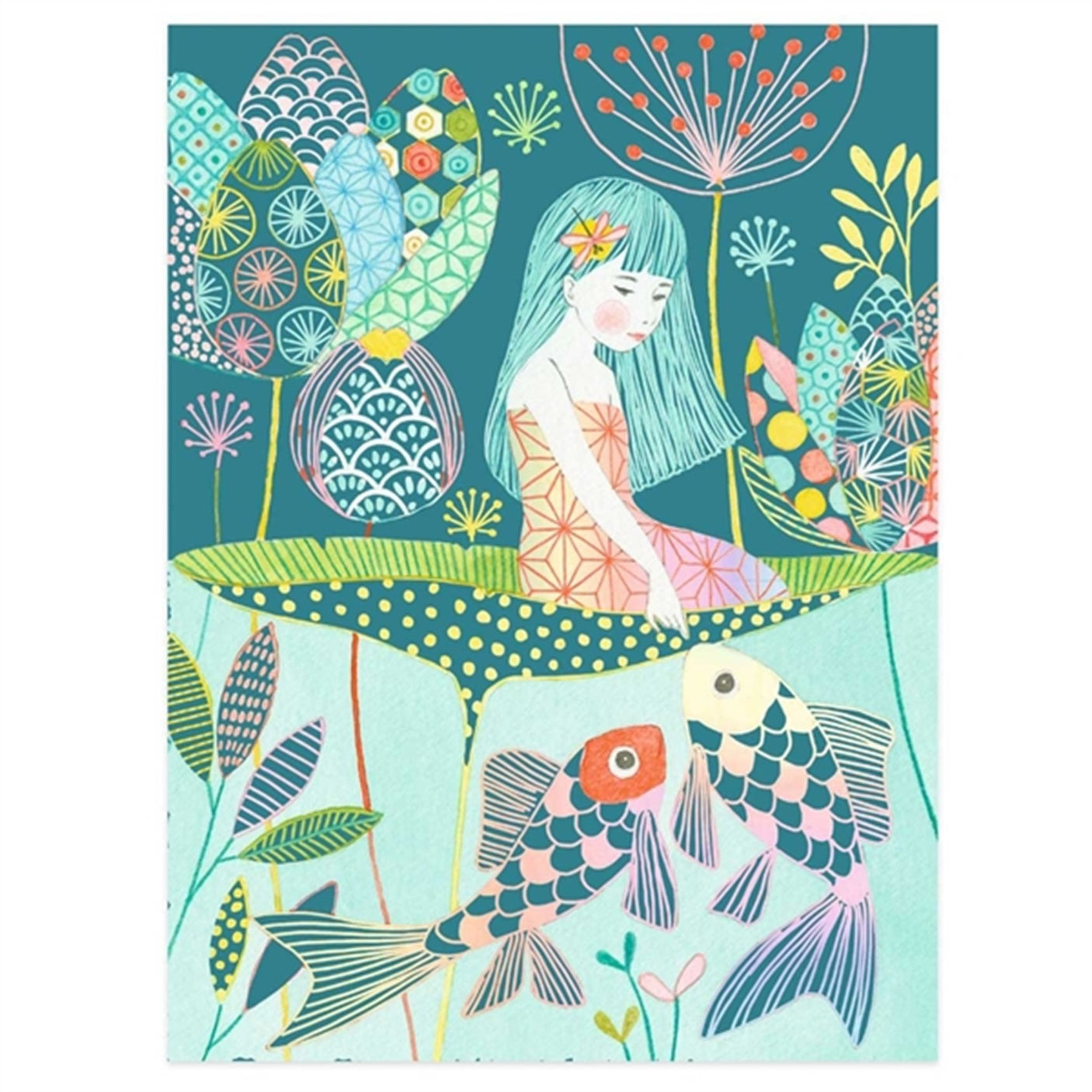 Djeco Scratch Kort The Lake