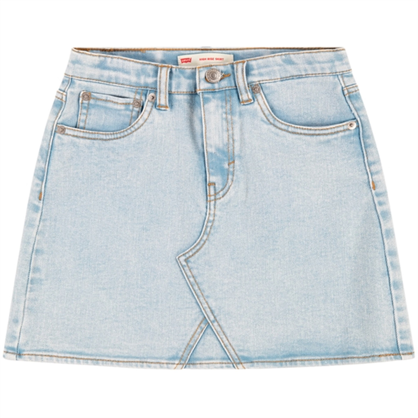 Levi's High Rise Denim Skirt Blue