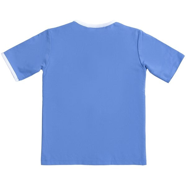 Petit Crabe Cornflower Salo Zipper Swim Shirt