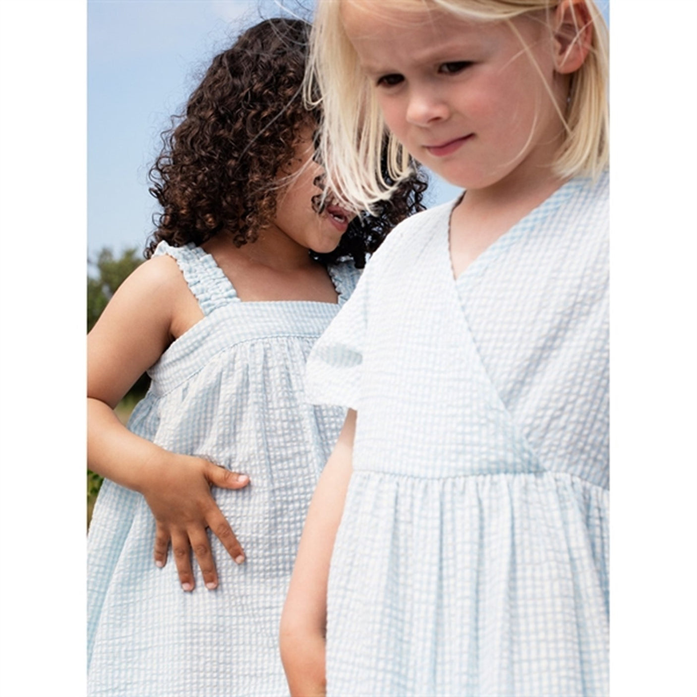 Serendipity Aquachecks Strap Dress