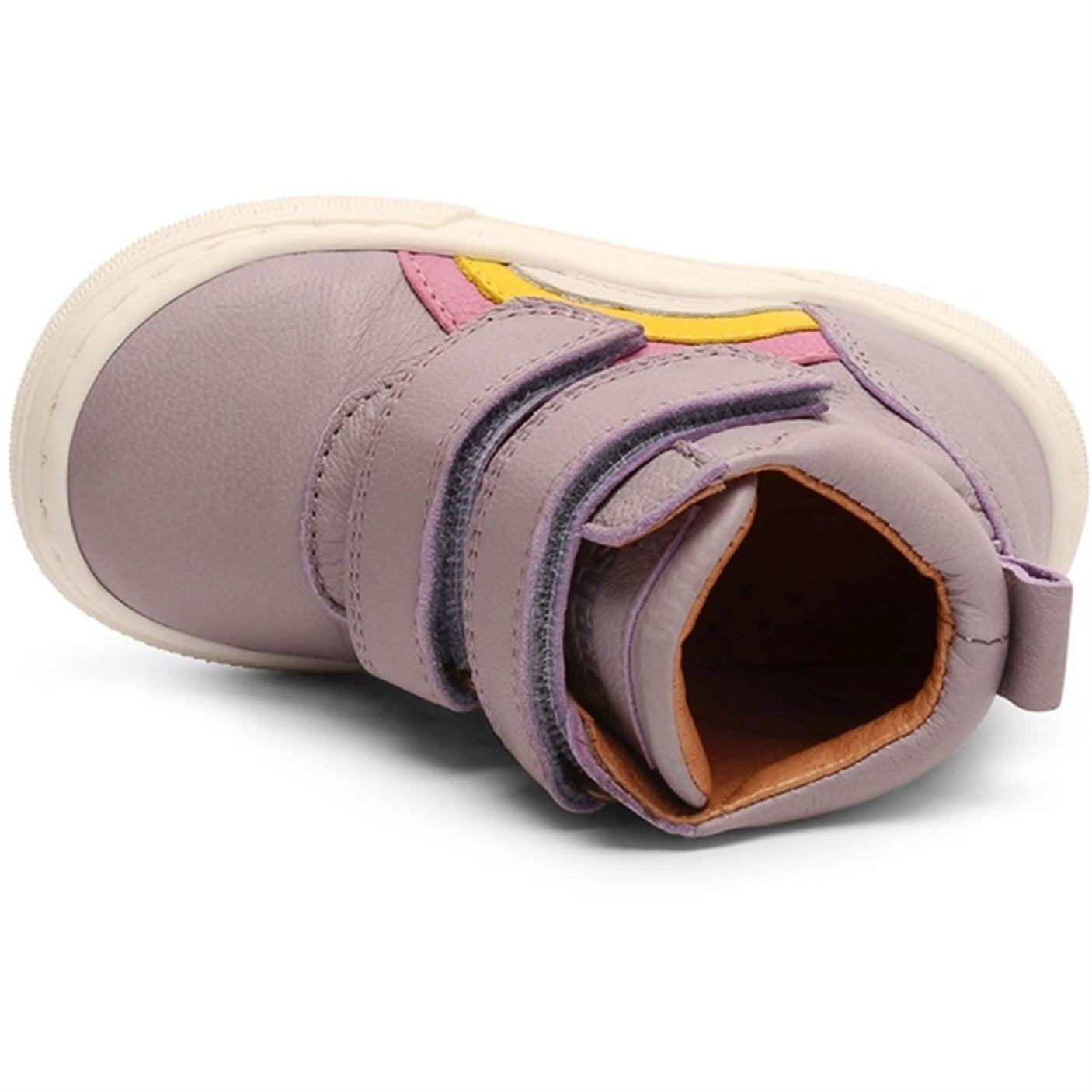Bisgaard Rainbow Velcro Shoe Purple