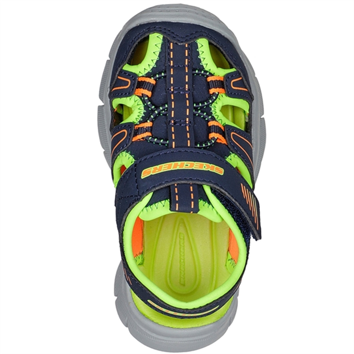Skechers Relix Lightweight River Sandal Navy Lime