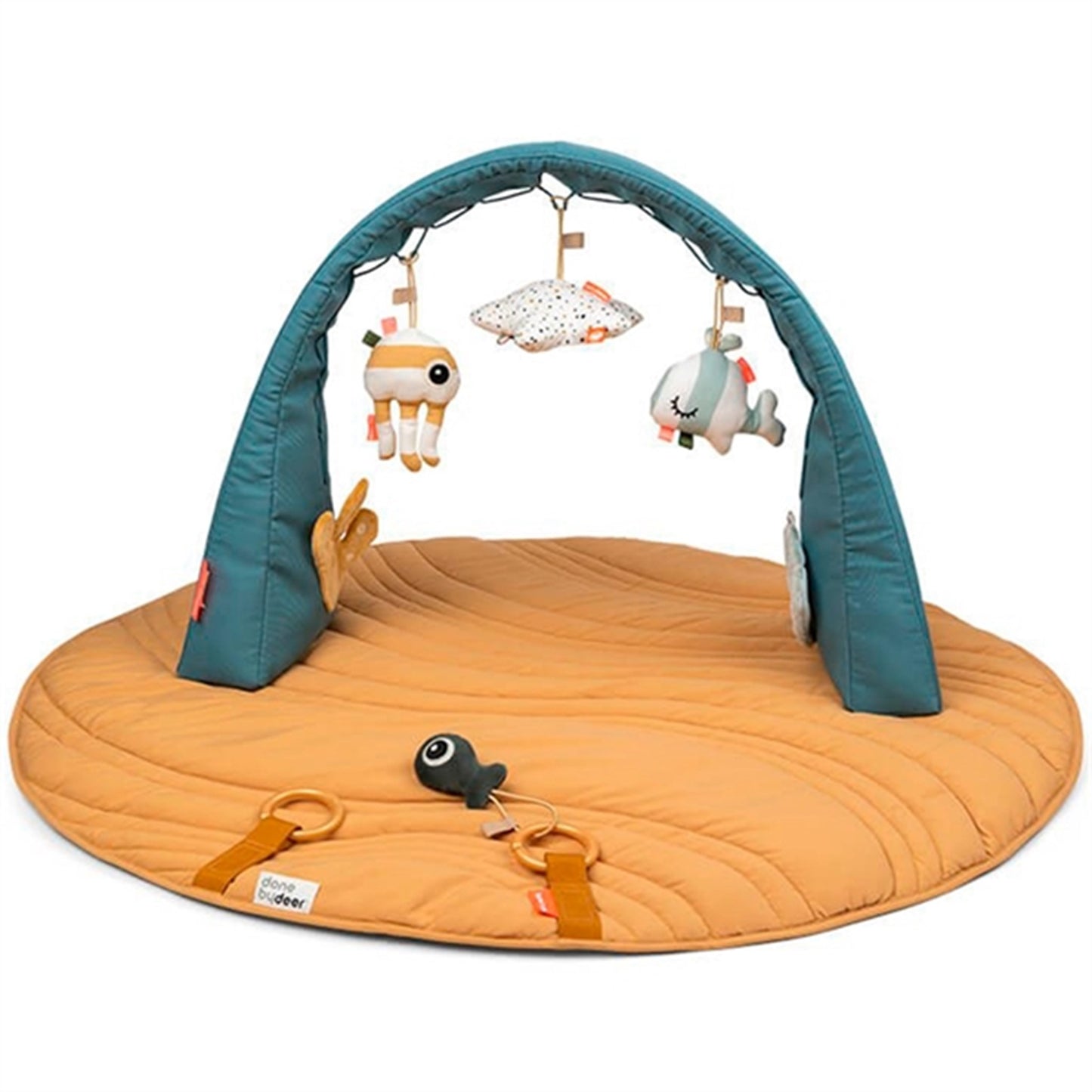 Done by Deer Activity Gym Sea Friends Blue Mustard 2