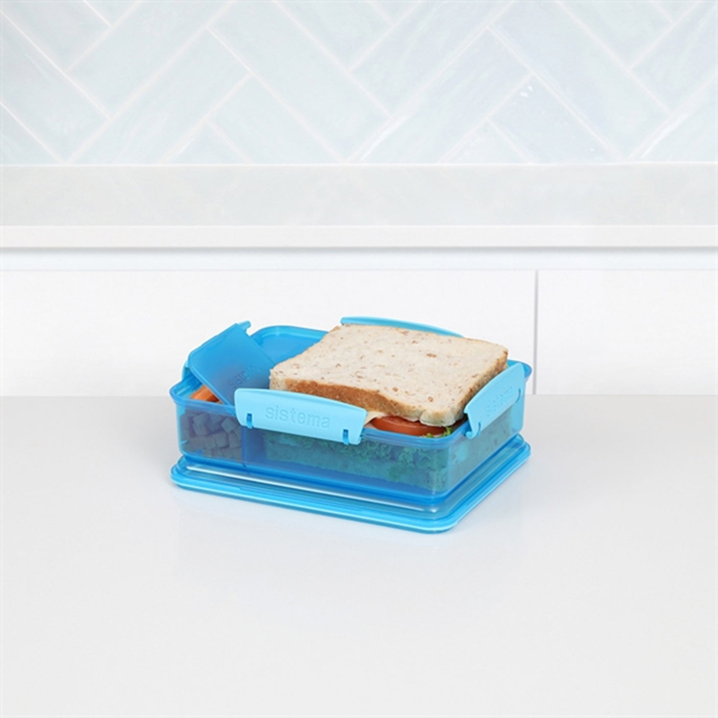 Sistema Snack Attack Duo Lunch Box 975 ml Blue