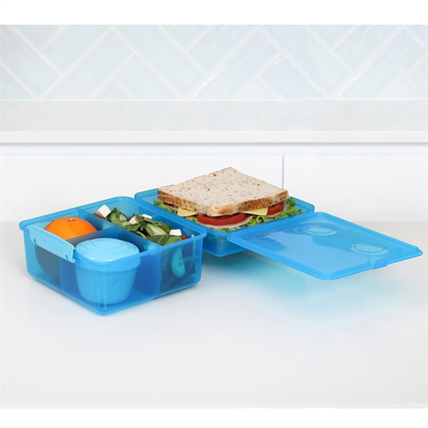 Sistema Lunch Cube Max Lunch Box 2,0 L Blue