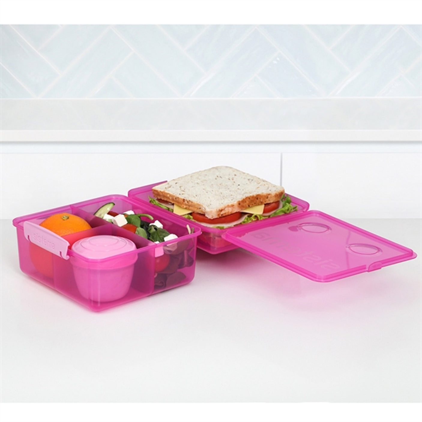 Sistema Lunch Cube Max Lunch Box 2,0 L Pink