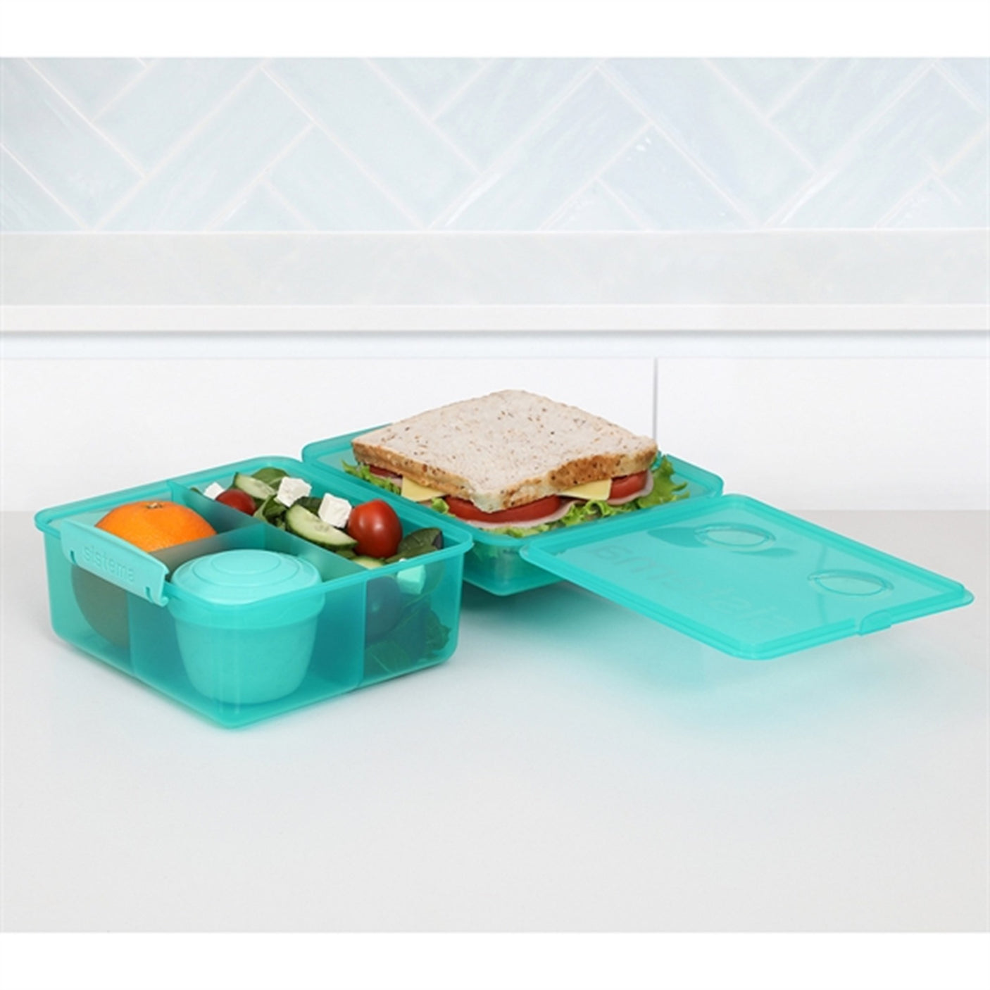 Sistema Lunch Cube Max Lunch Box 2,0 L Teal