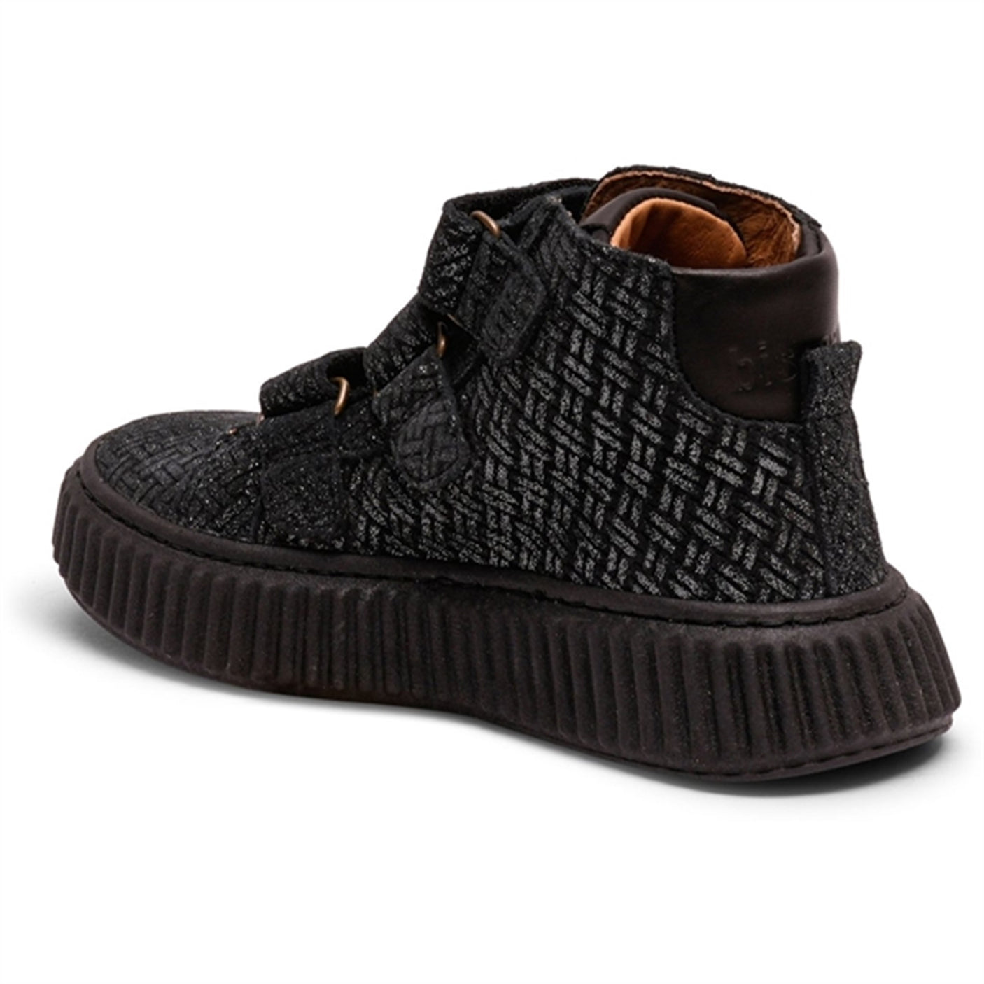 Bisgaard Debbie V Velcro Shoes Black Glitter