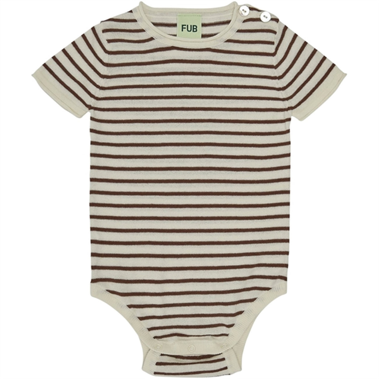 FUB Baby Body Ecru/Maroon