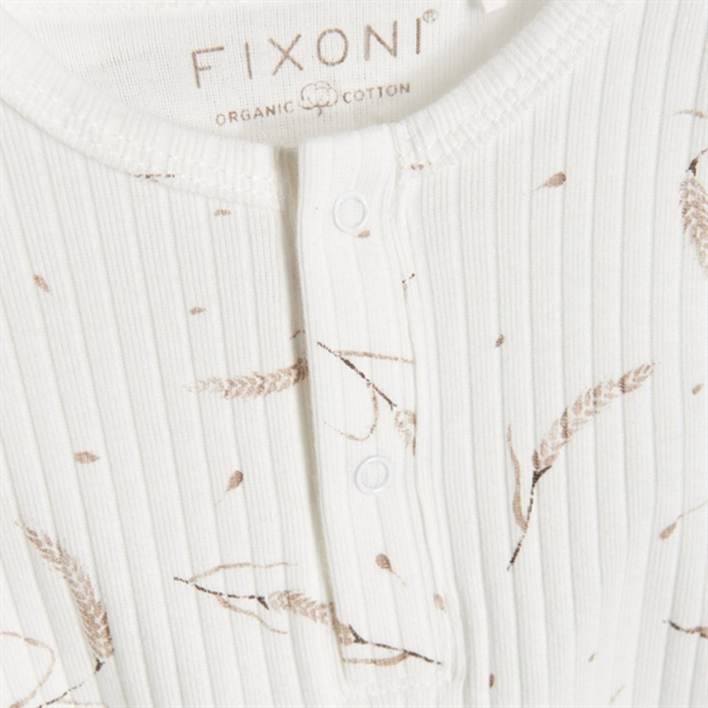 FIXONI Egret Rib Onesie