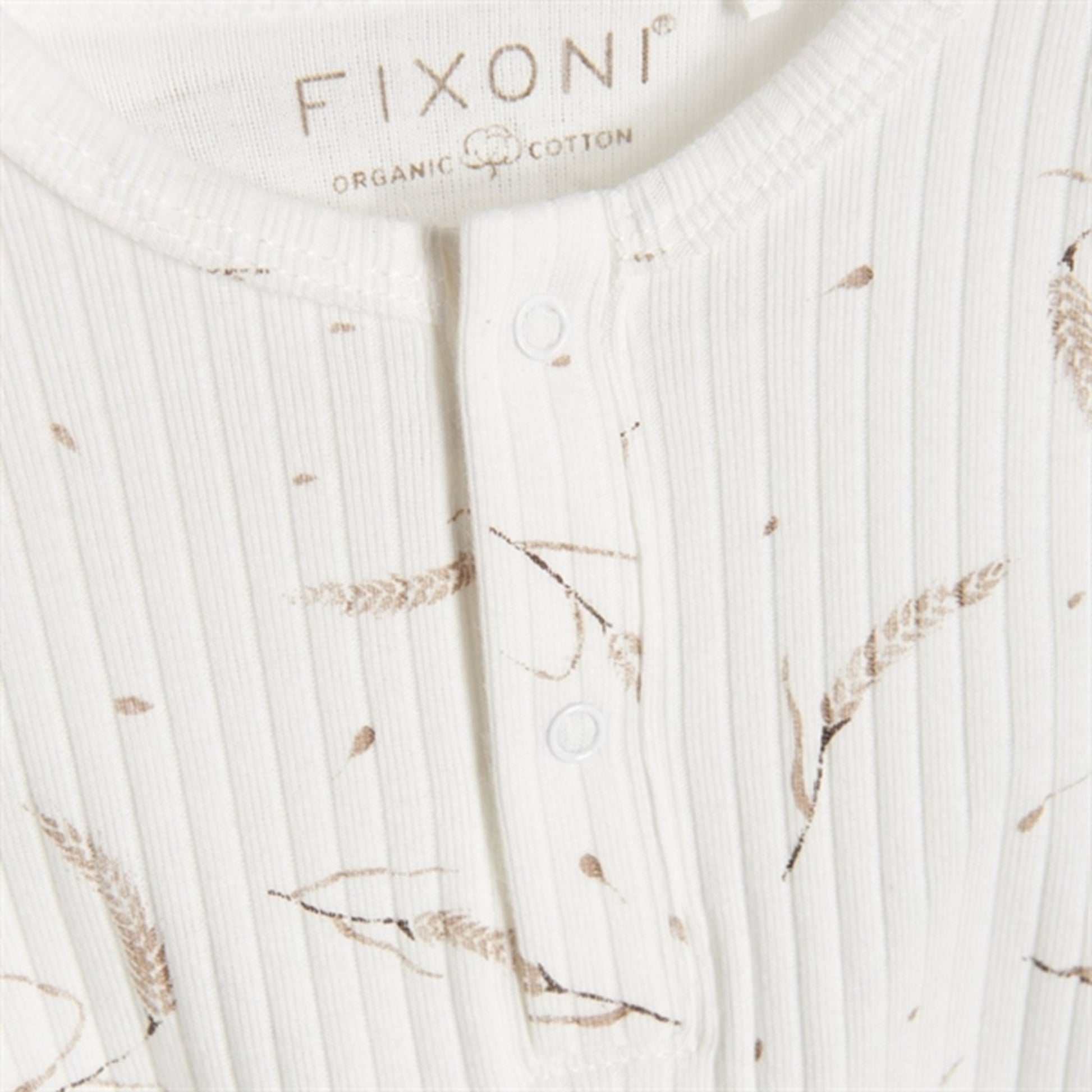 FIXONI Egret Rib Onesie