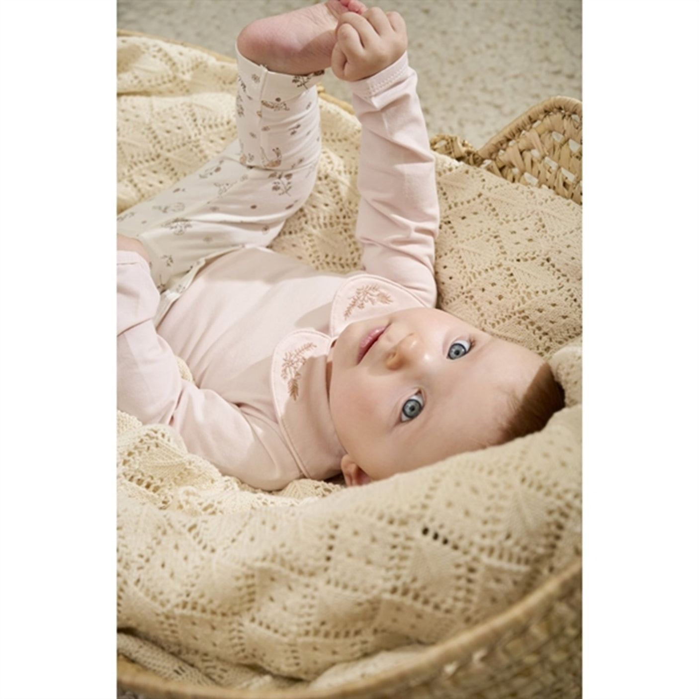 FIXONI Silver Peony Leggings