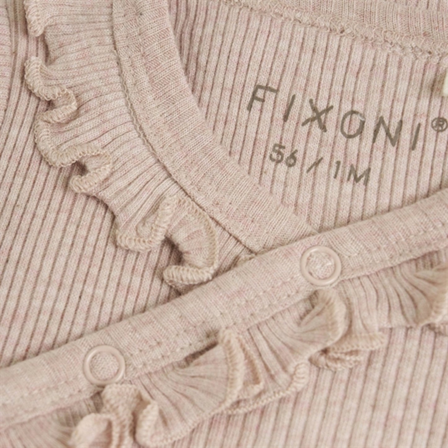FIXONI Silver Peony Body LS Rib