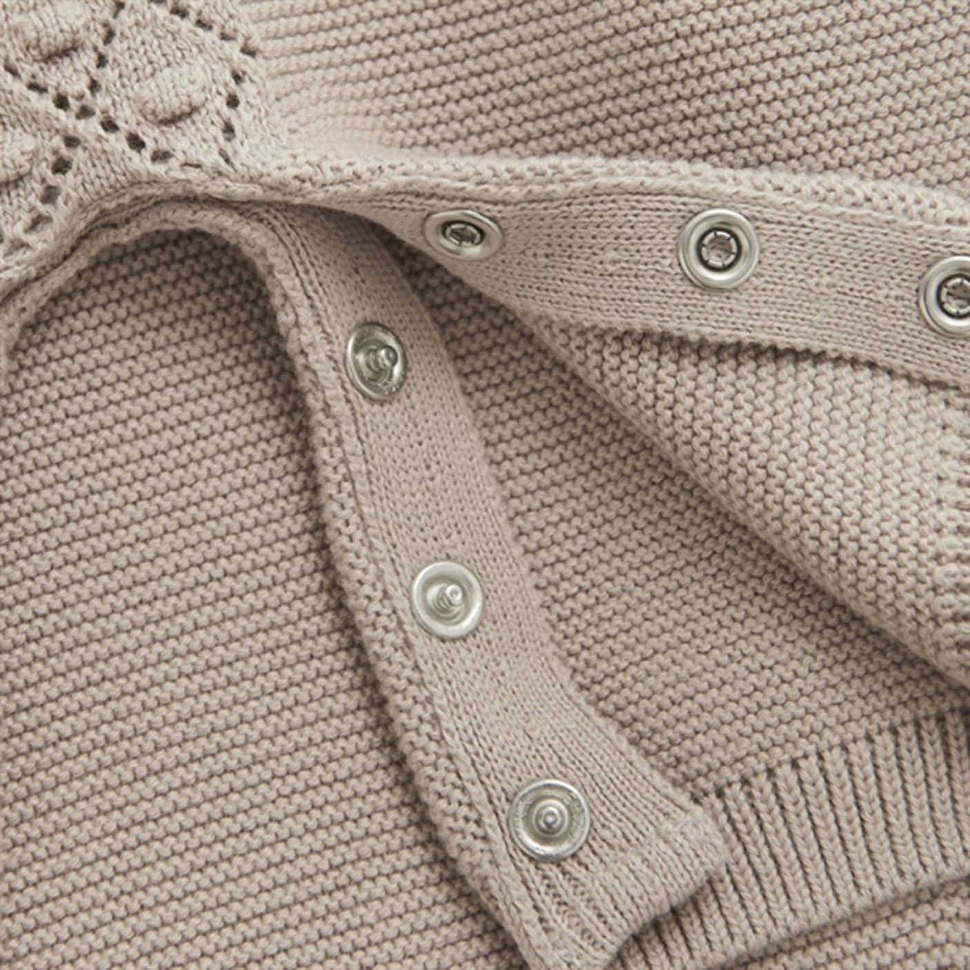 FIXONI Doeskin Body And Knit Romper Set