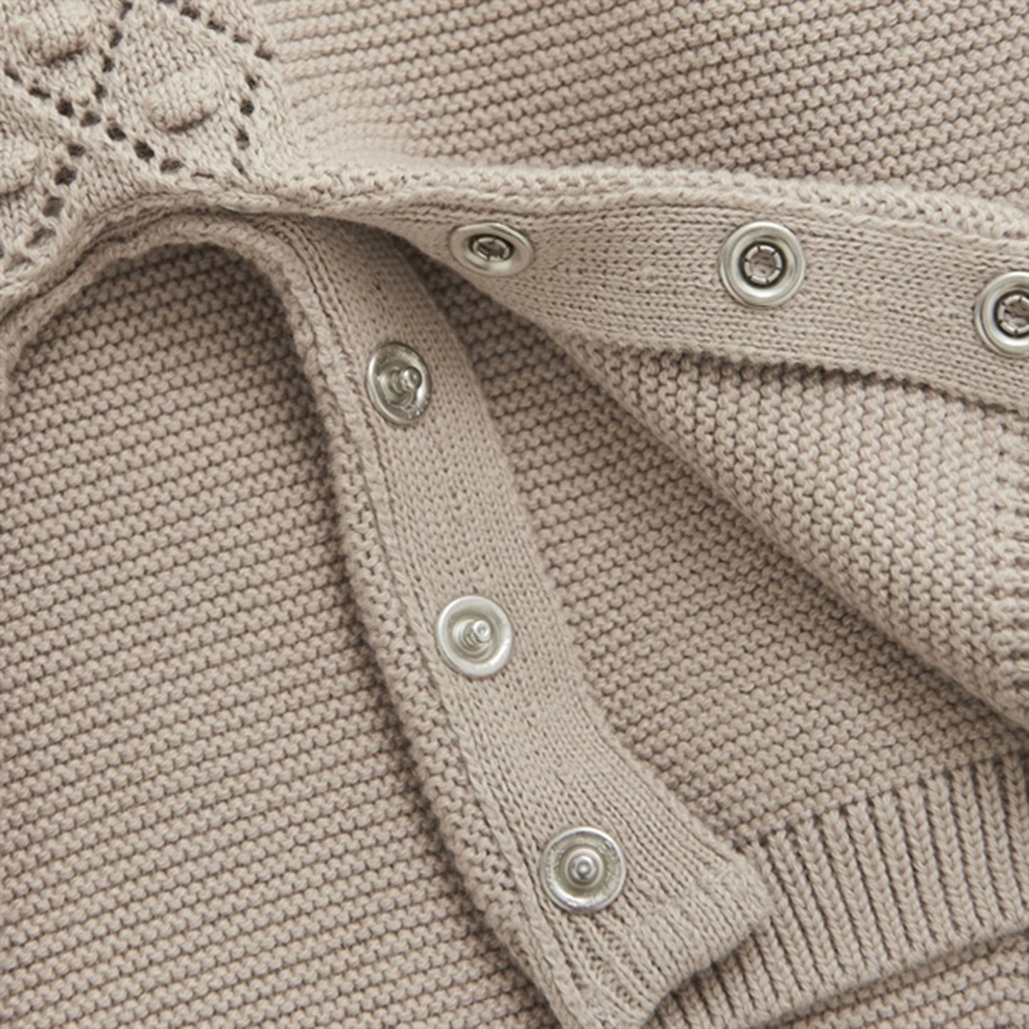 FIXONI Doeskin Body And Knit Romper Set