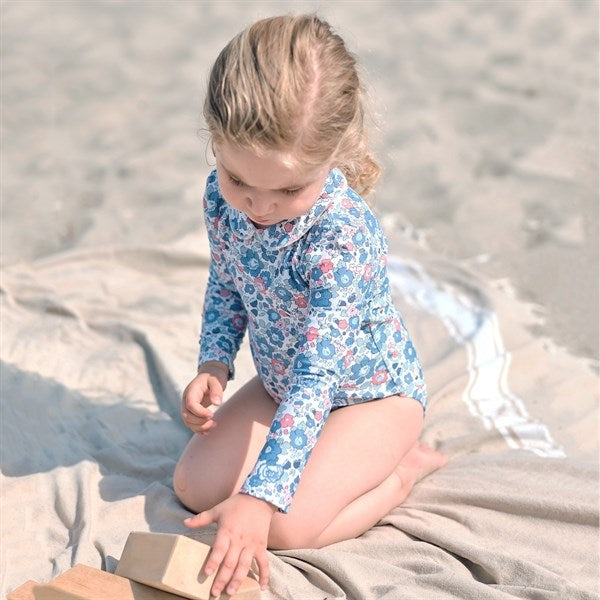 Petit Crabe Betsy B Peeter Pan Swimsuit Liberty© fabric