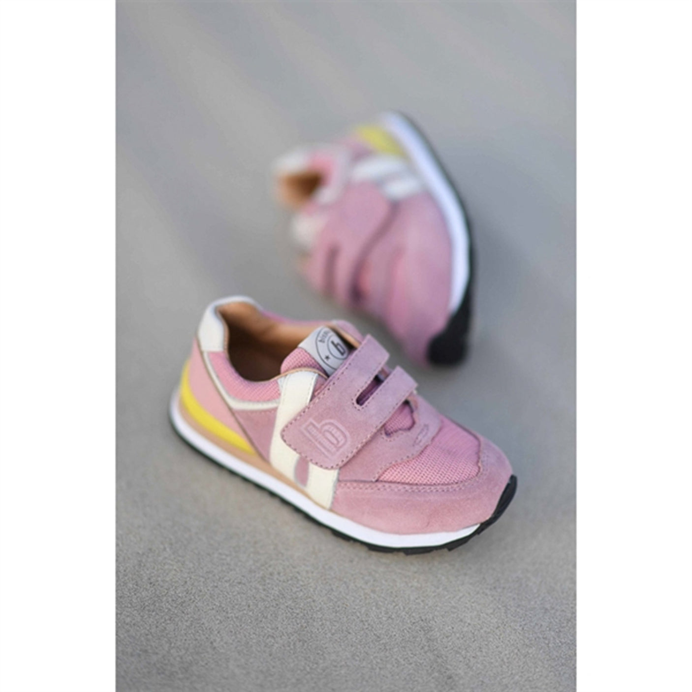 Bisgaard Winston S Velcro Shoe Blush
