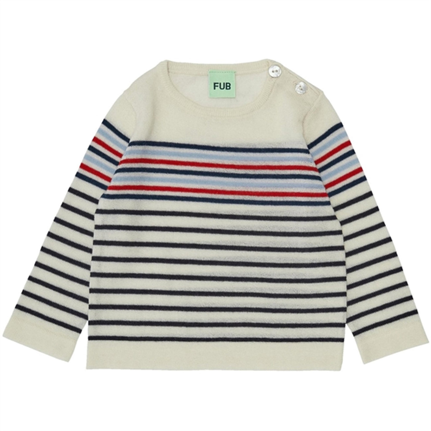 FUB Baby Multistripe Blouse Ecru/Dark Navy
