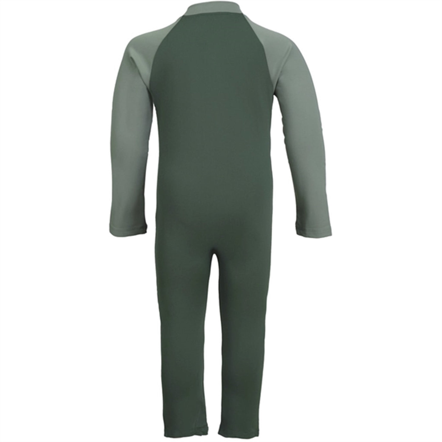 Petit Crabe Forest/Army Multi Color Onesie with Zipper