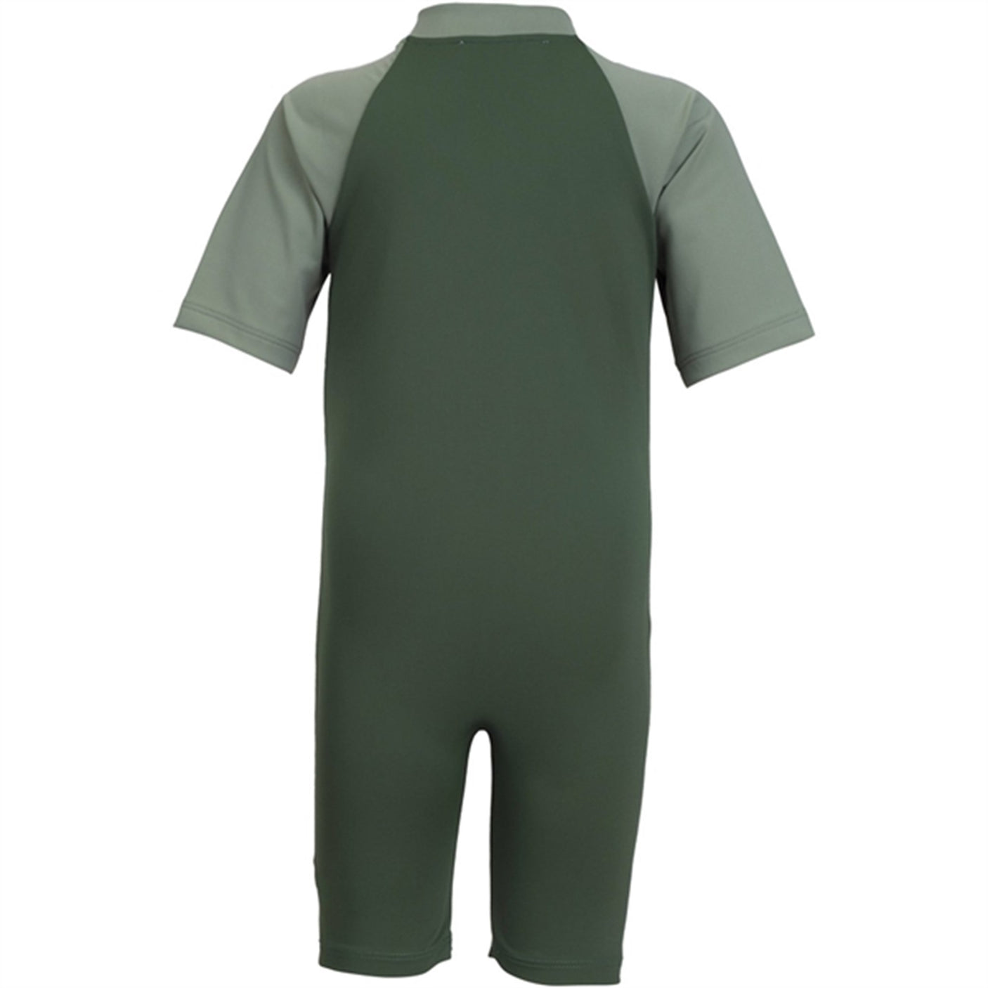 Petit Crabe Forest/Army Multi Color Onesie with Zipper