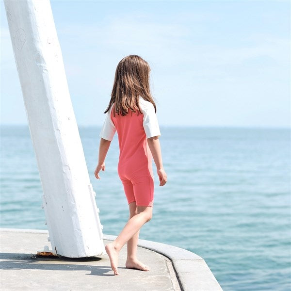 Petit Crabe Nectarine Multicolor Bodysuit