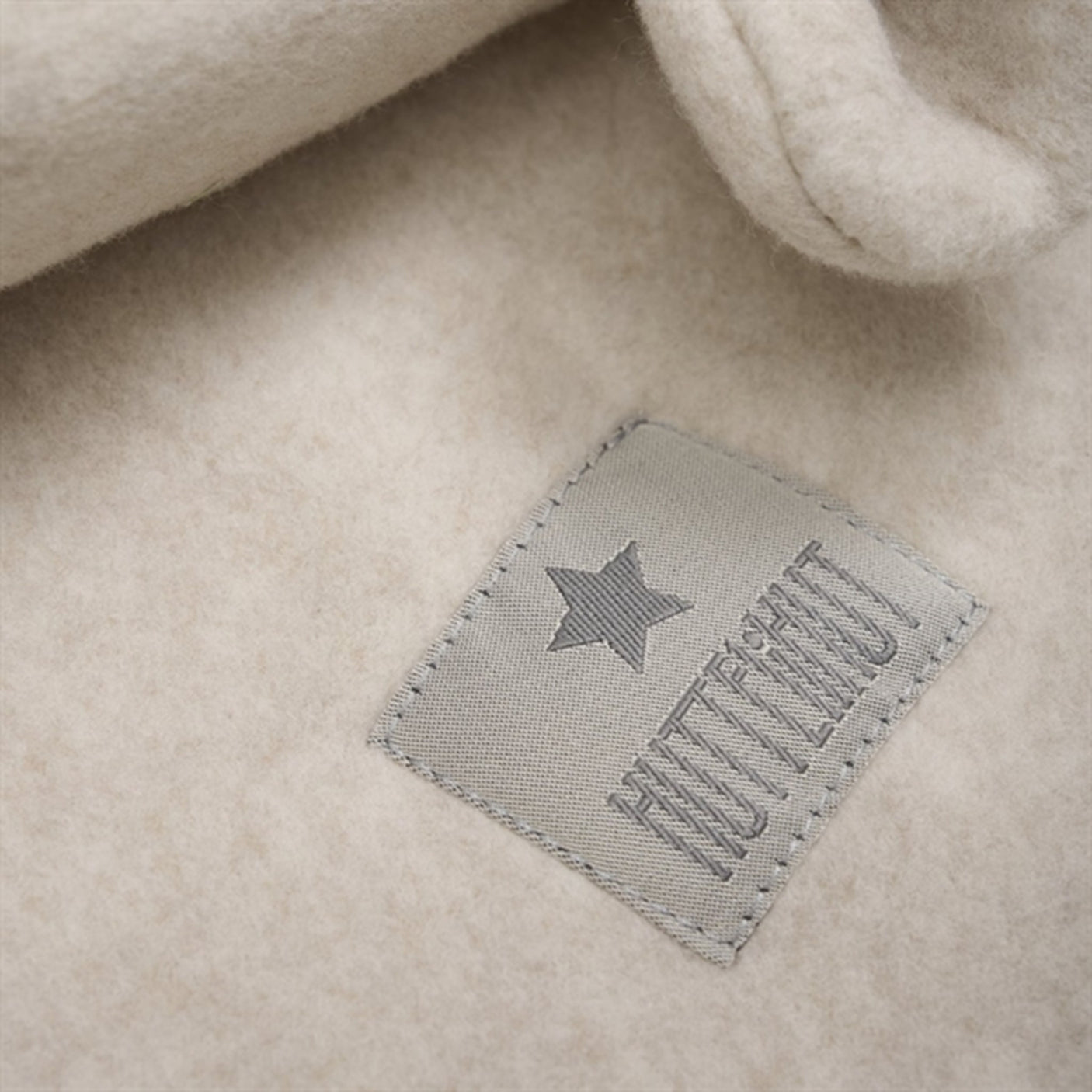 Huttelihut Balaclava Ears Cotton Fleece Camel Melange