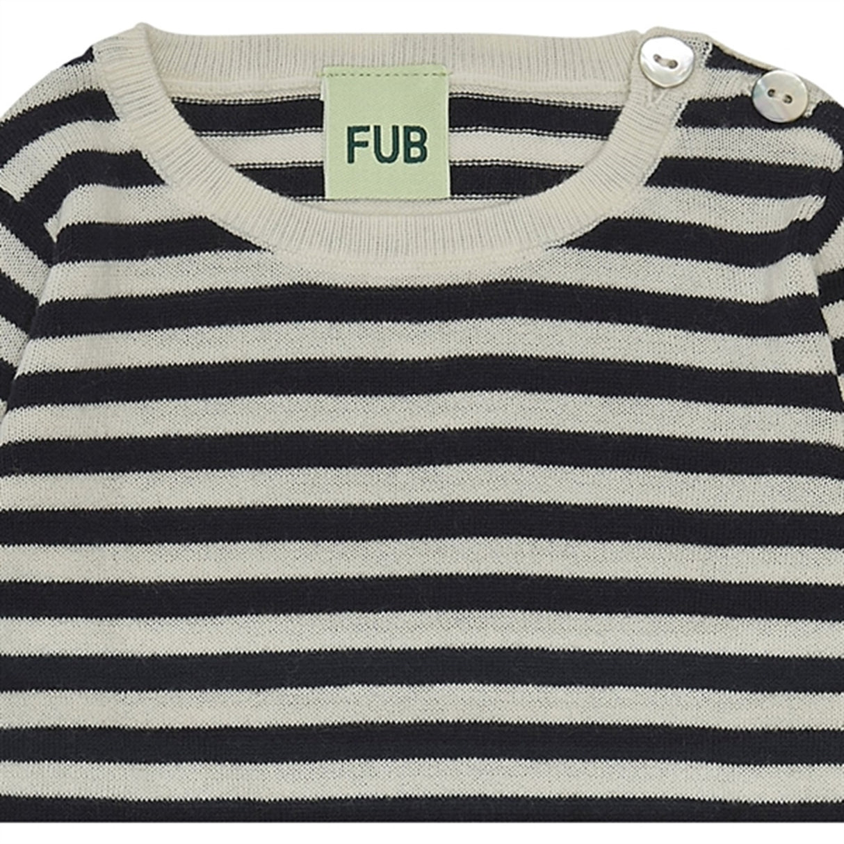 FUB Baby Body Ecru/Dark Navy