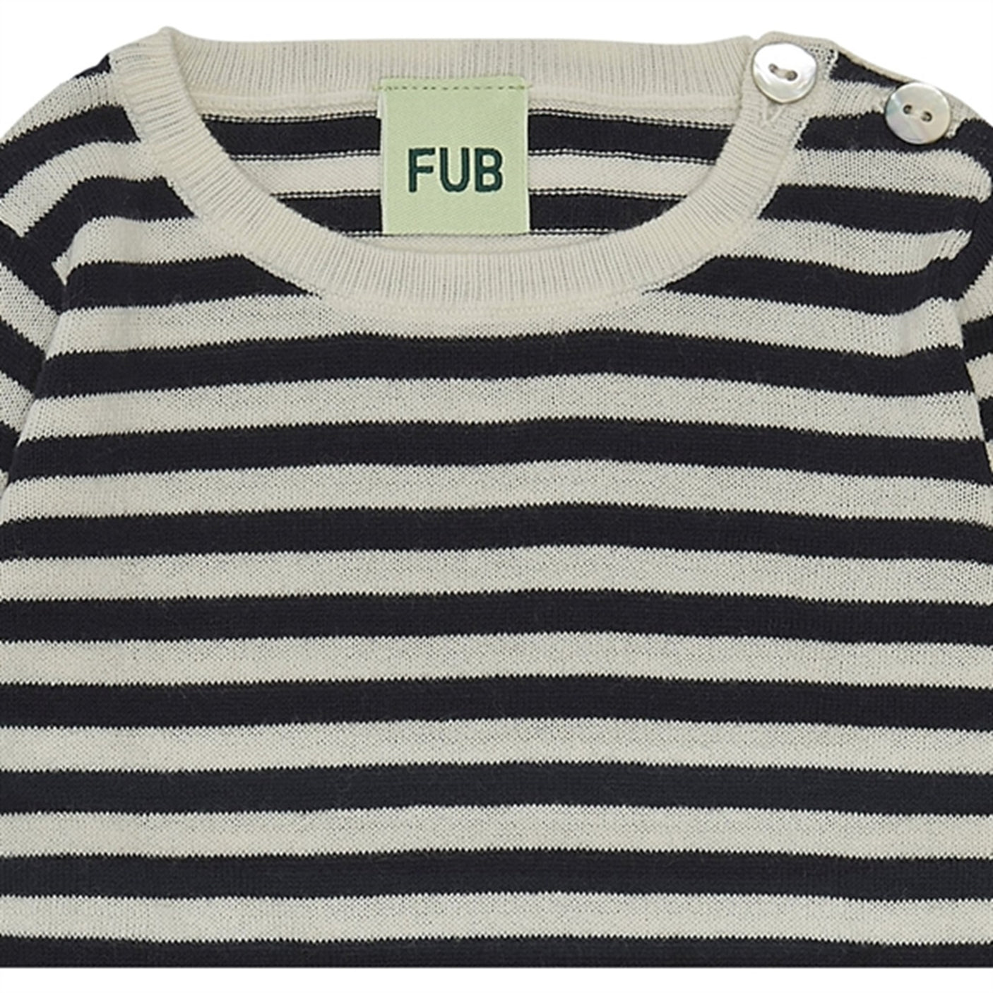 FUB Baby Body Ecru/Dark Navy