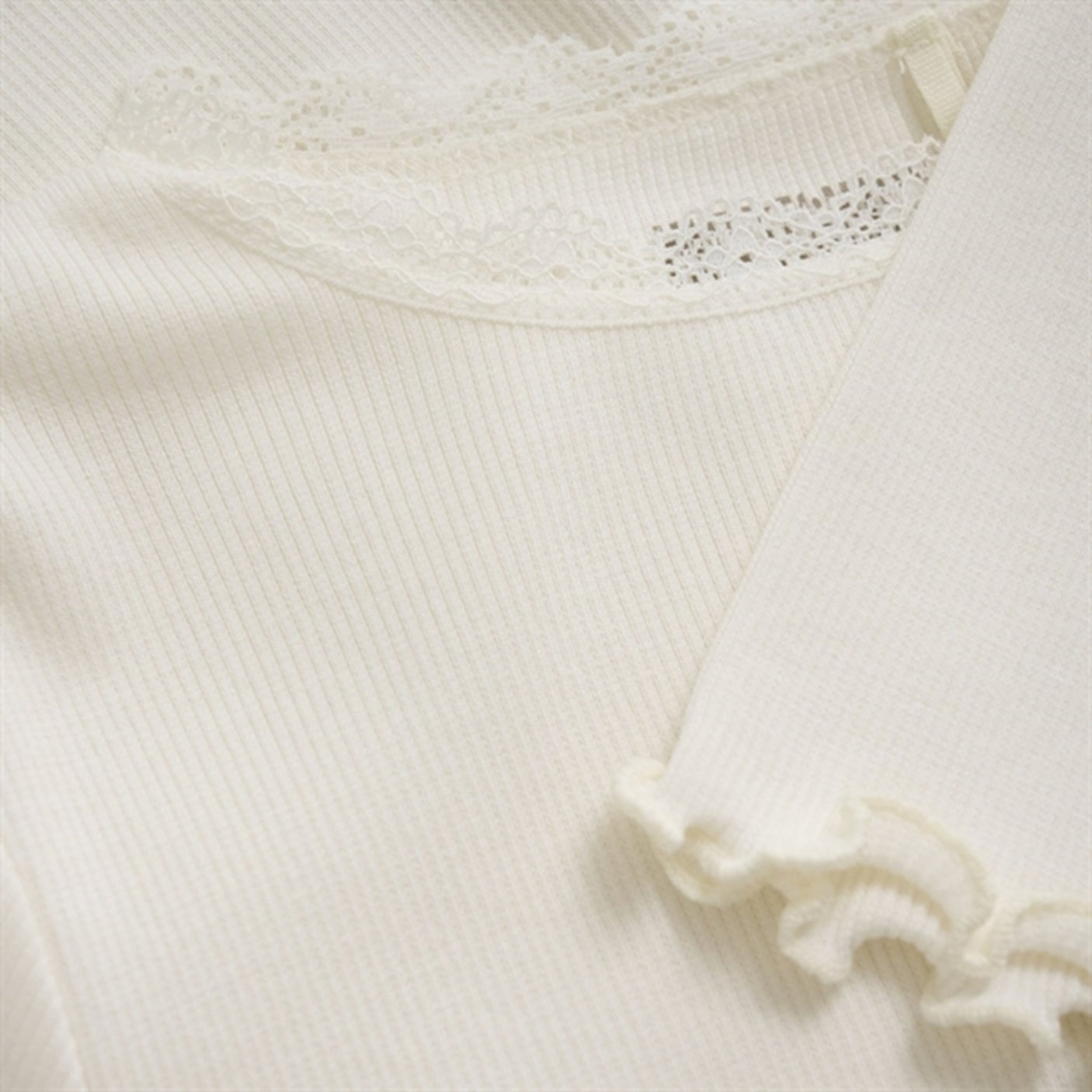 Huttelihut Rib Eggnog Blouse