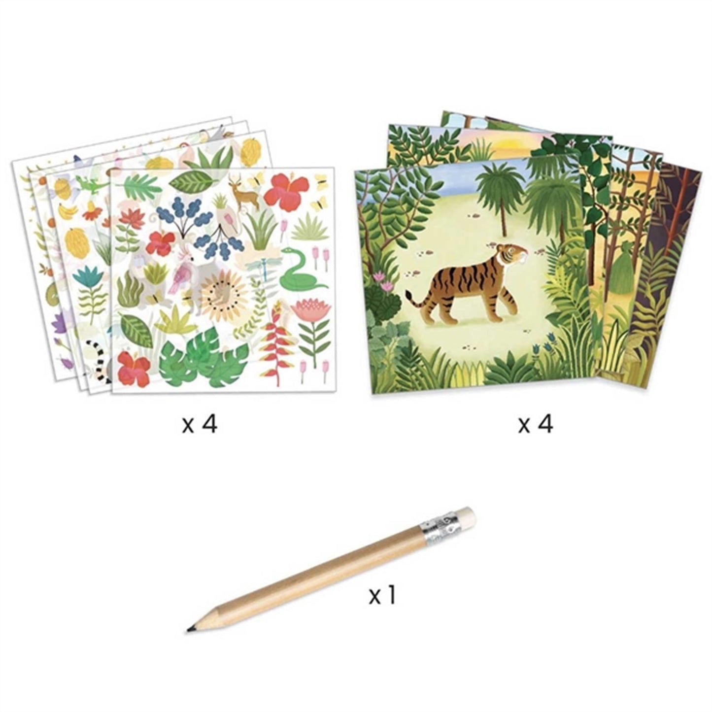 Djeco Overføringsbilleder Jungle