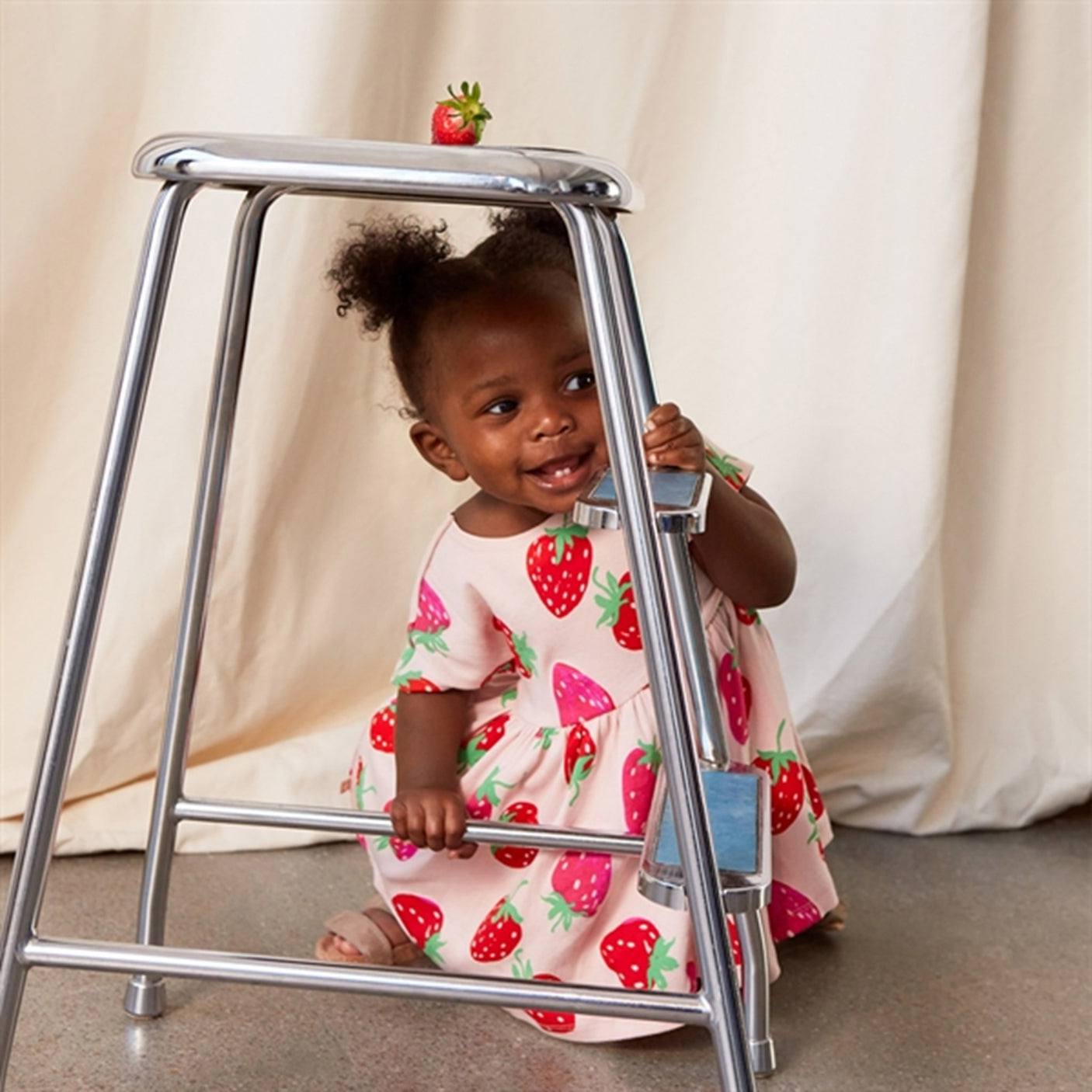 Molo Strawberries Mini Channi Dress