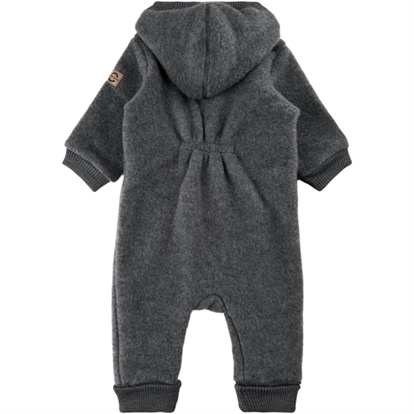 Mikk-Line Wool Suit W. Hood Anthracite Melange