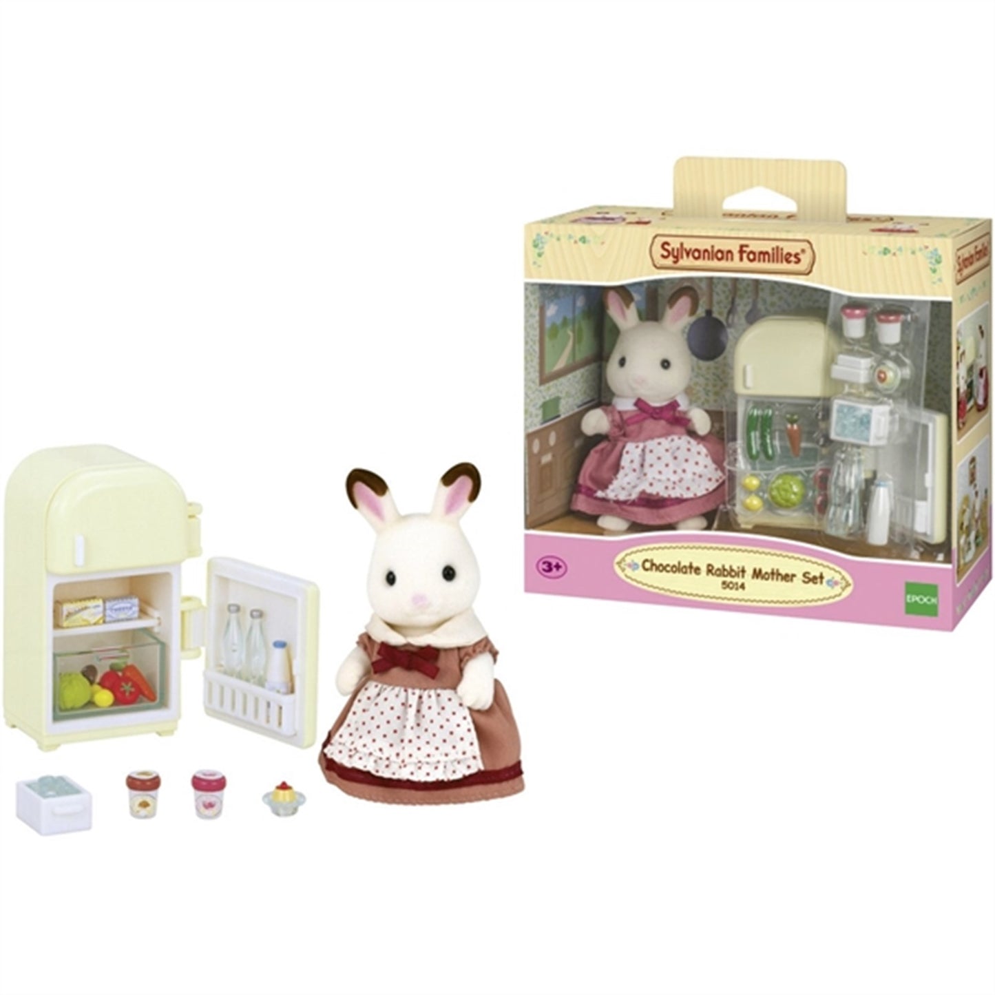 Sylvanian Families® Chocolate Rabbit Mother Set (Fridge)