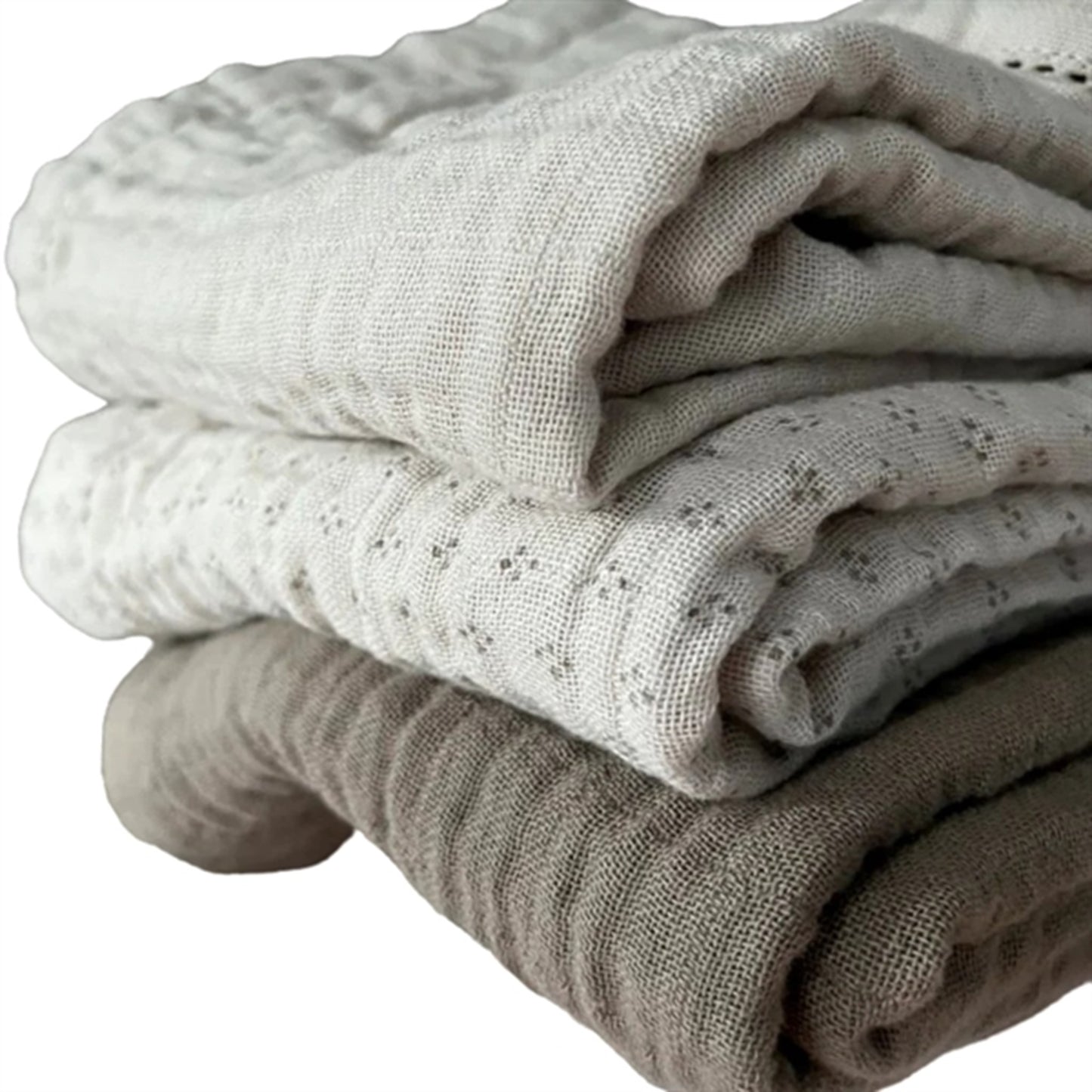 Pine Cone Muslin Cloth 3-pack Edith Mushroom