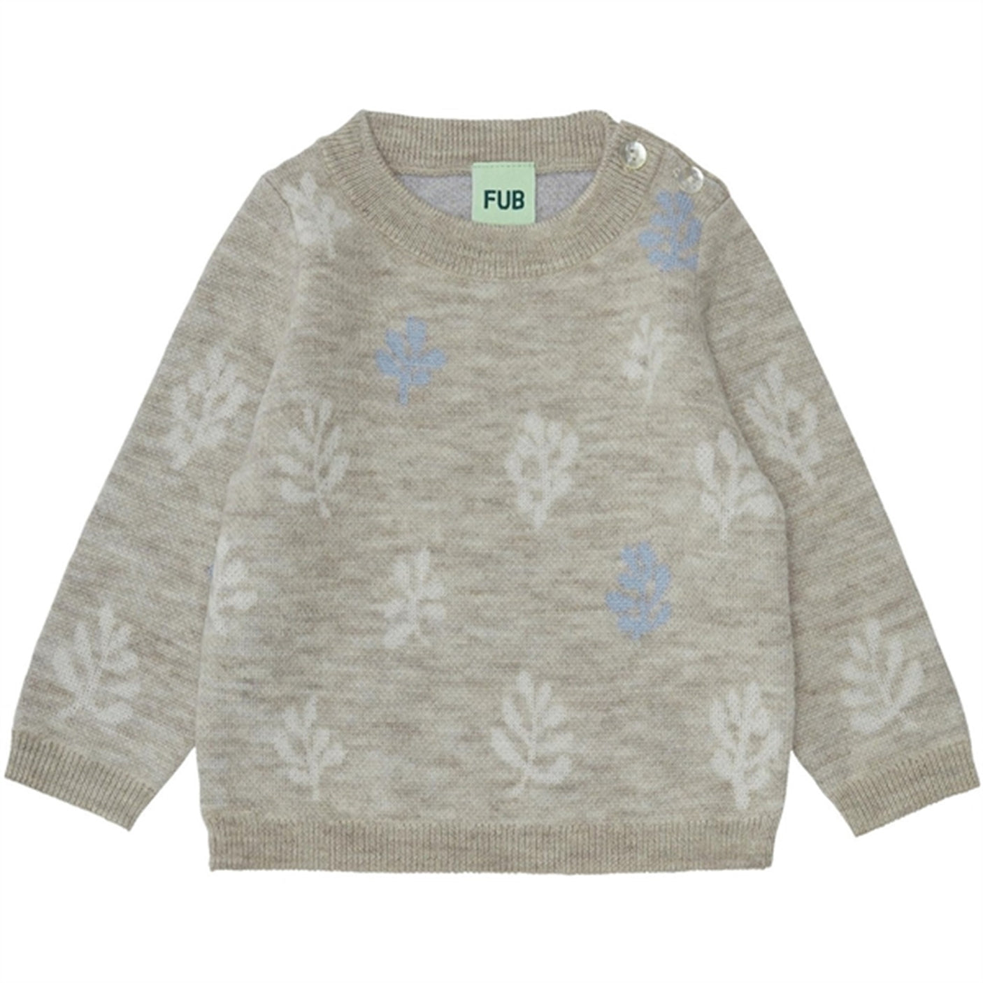 FUB Baby Jaquard Blouse Light Beige Melange