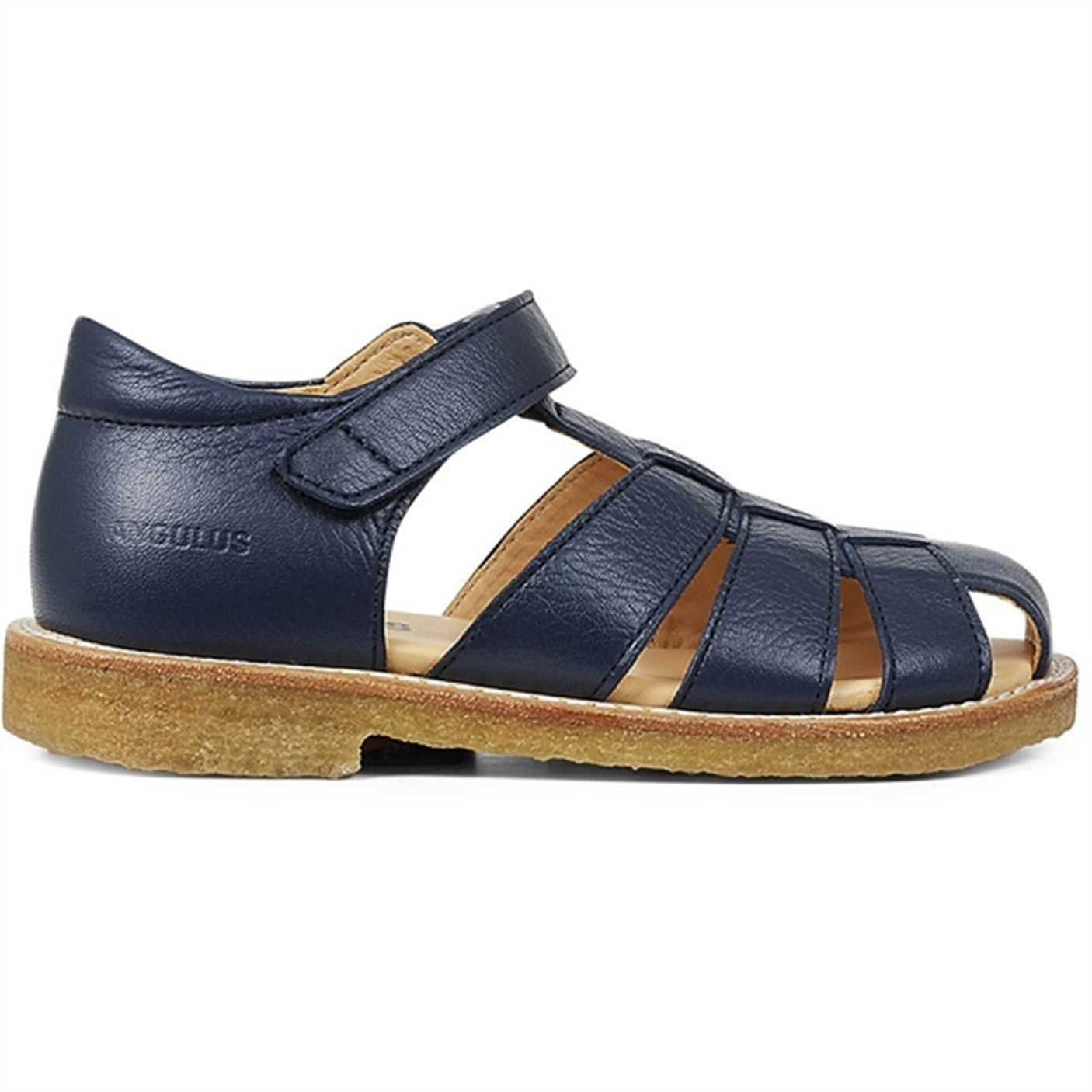 Angulus Sandal W. Velcro Navy
